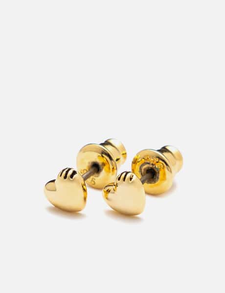 Human Made Heart Silver Earrings