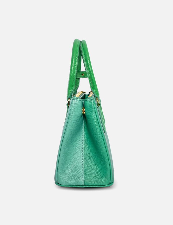 PRADA Two -tone Green Small Galleria Saffiano Bag (Limited Edition) Placeholder Image