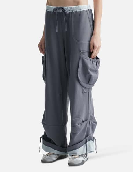Utility Contrast Trim Jersey Pants view 7