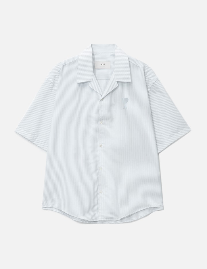 COTTON CAMP COLLAR SHORT SLEEVE SHIRT Placeholder Image