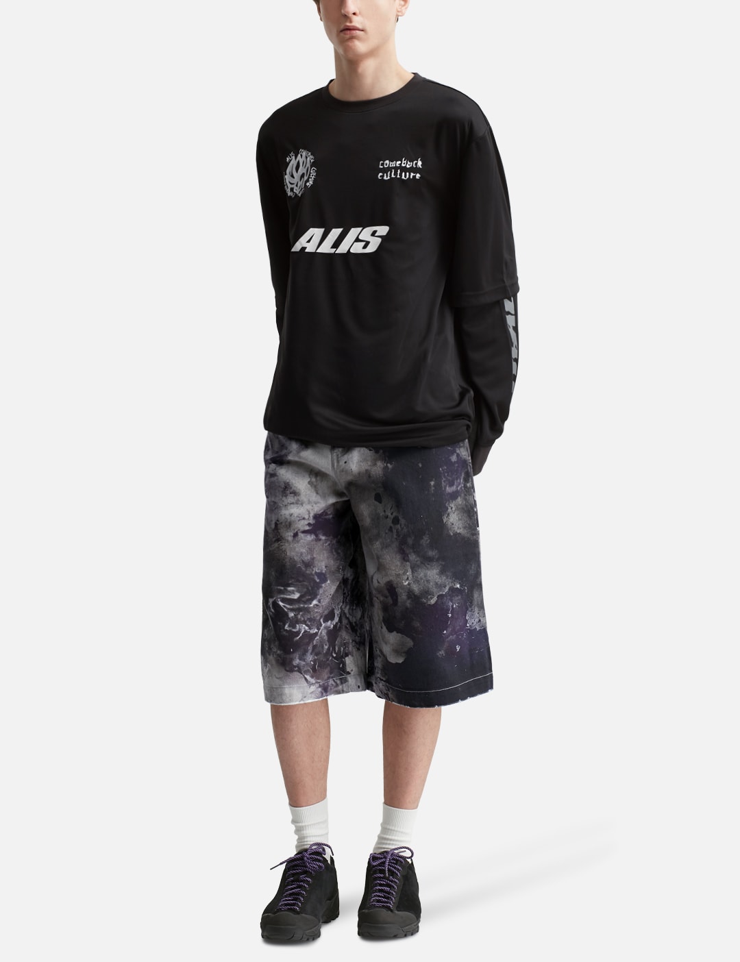 Chaz Wide Fit Denim Shorts view 15