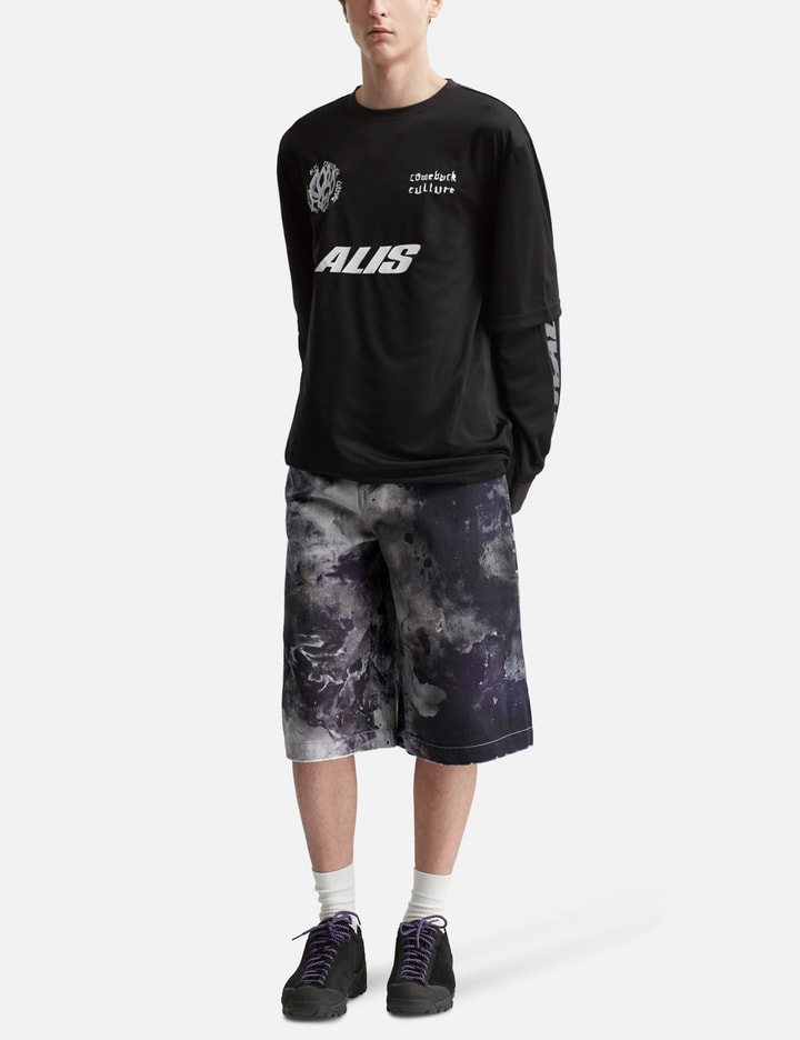 ALIS Chaz Wide Fit Denim Shorts