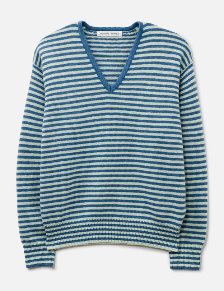 Moondal Risca Knit In Fade Blue