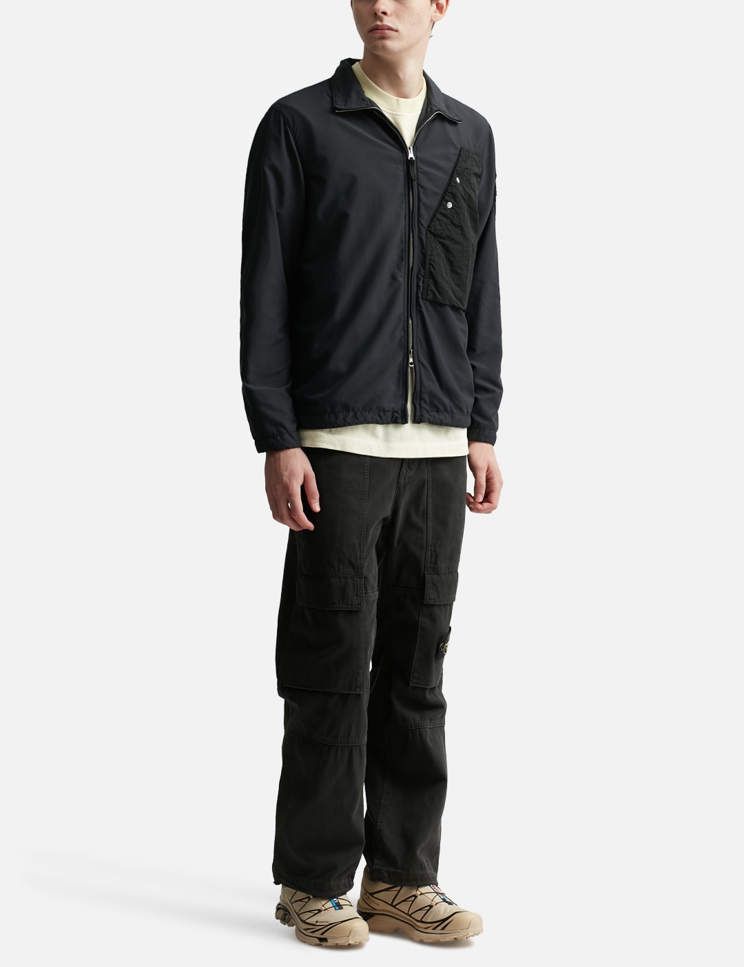 108M4 Brushed Nylon Overshirt view 20