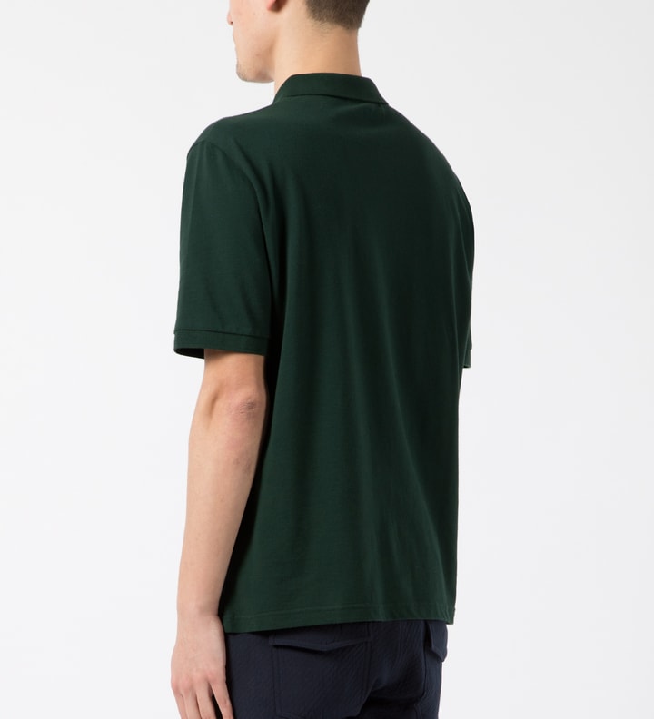 Green Heartbreaker Patch S/L  Polo Shirt Placeholder Image