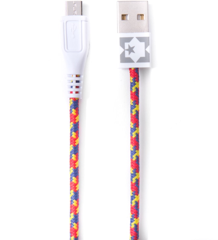 Red/Yellow/Blue Confetti Micro USB Collective Cable Placeholder Image