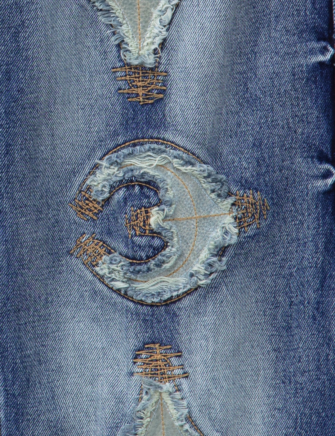 TC Bone Leather Denim Pants view 18