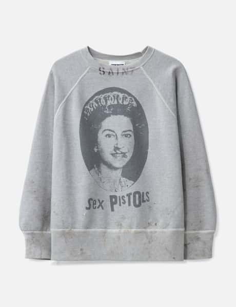 Saint Michael Saint Mxxxxxx Sex Pistols Queen Sweatshirt