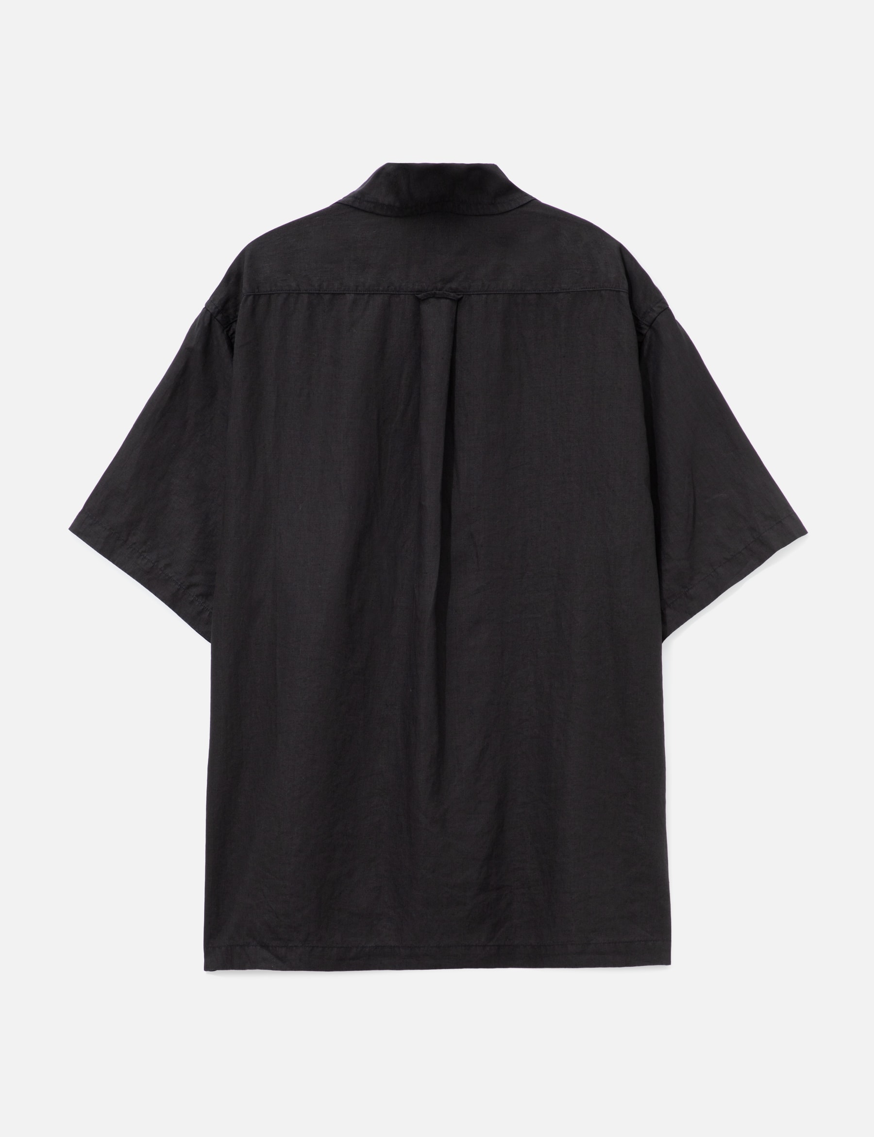 Linen Open Collar Shirt view 8
