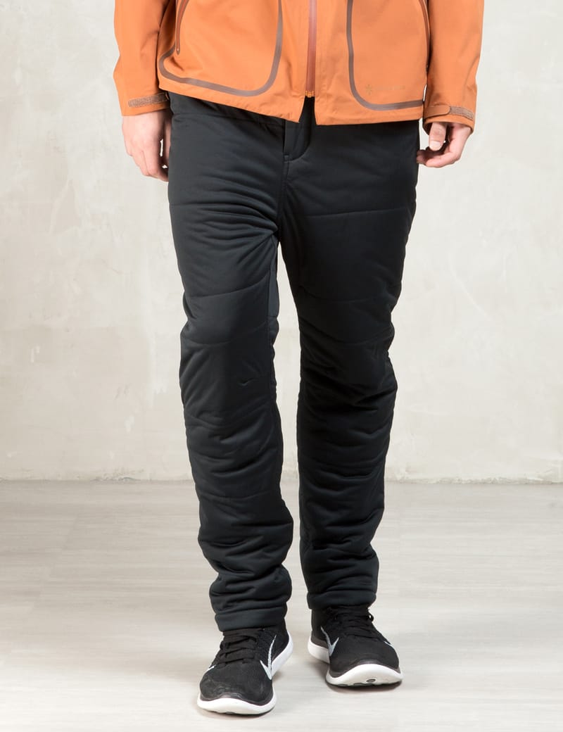 Black Flexible Insulated Pants 