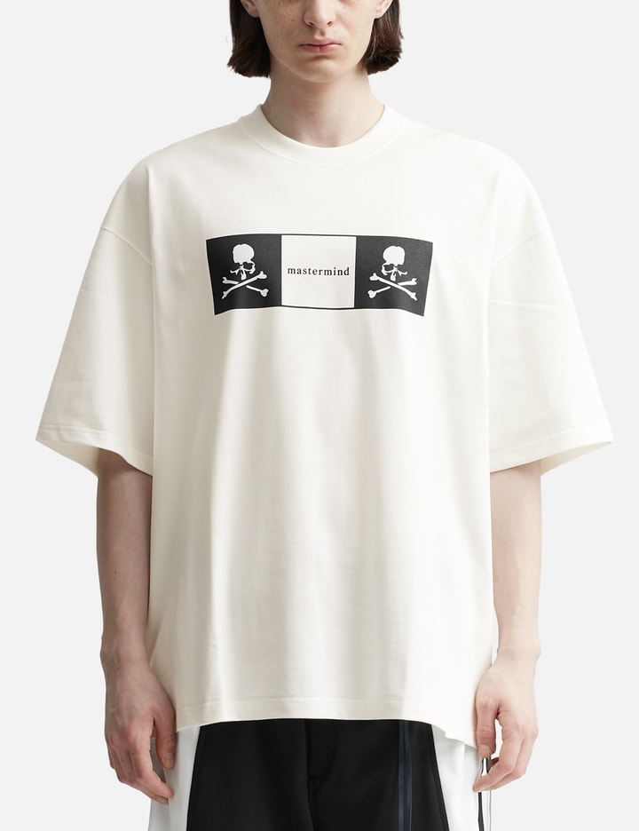 Men's Japanese Graphic Logo T-Shirt in Off White