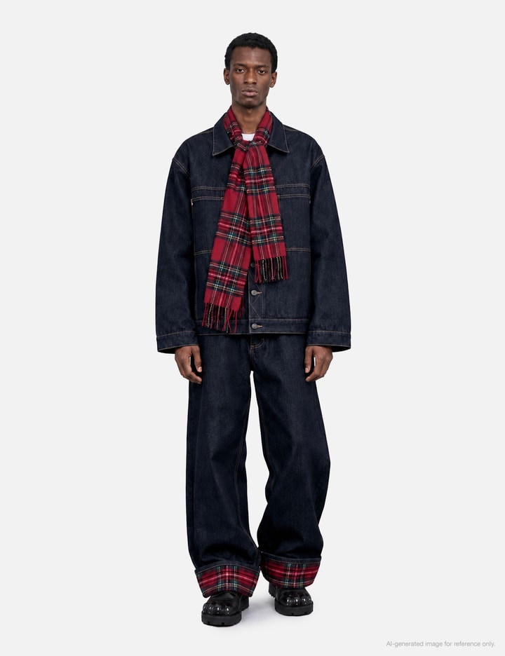 Charles Jeffrey Loverboy Scarf Wide Leg Jeans