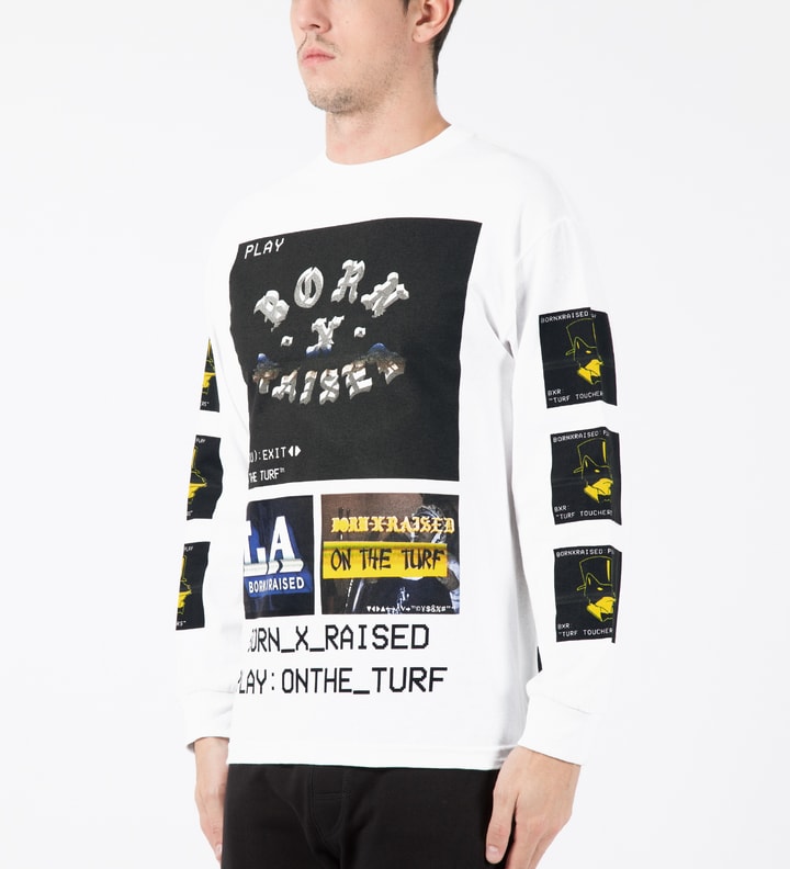 White VHS OTT L/S T-Shirt Placeholder Image