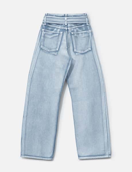 Denim Trousers With Belt view 8