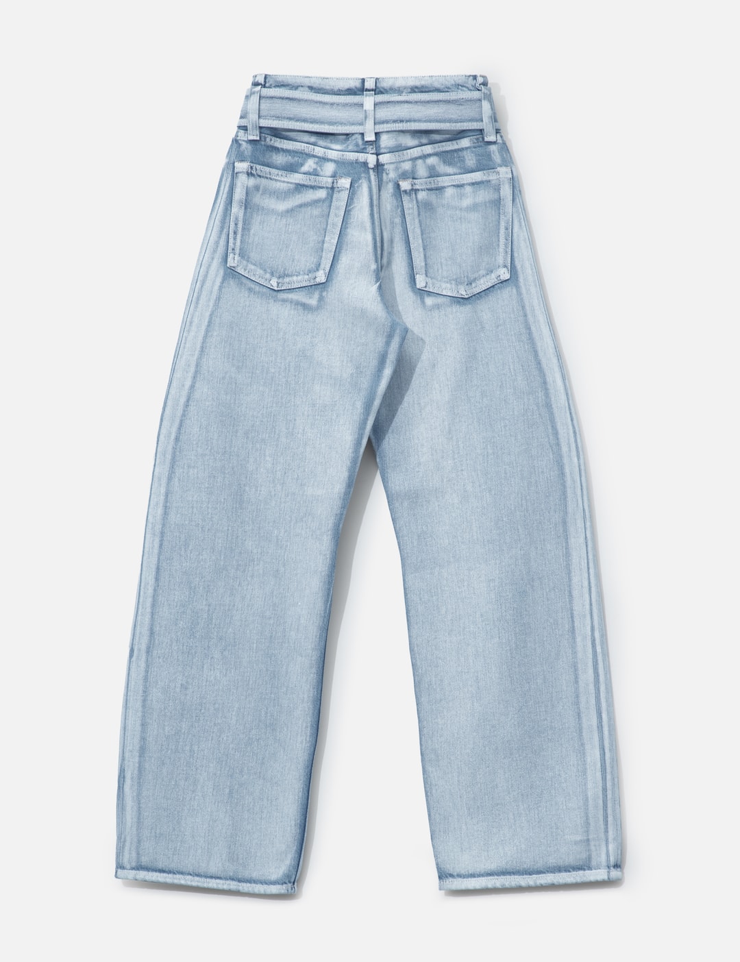 Denim Trousers With Belt view 9