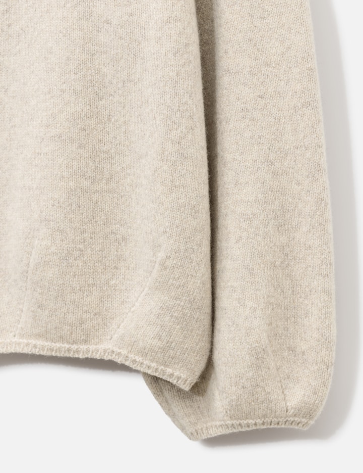 Moondal Oblique Neck Knit In Beige
