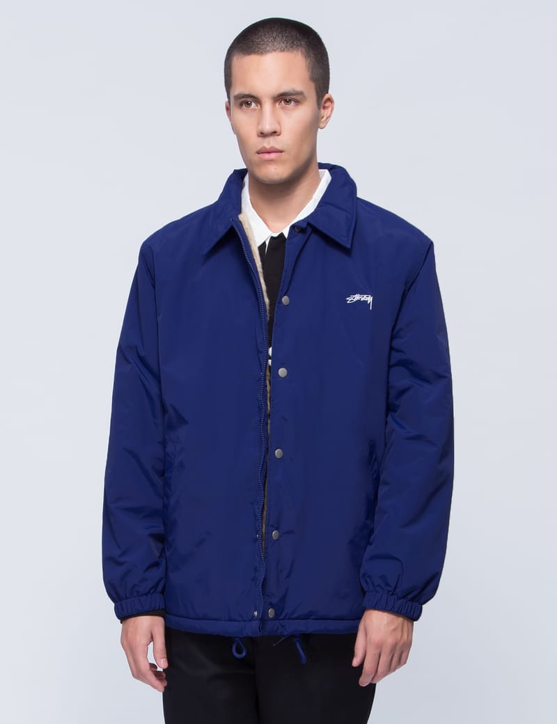 stussy smooth stock coach jacket