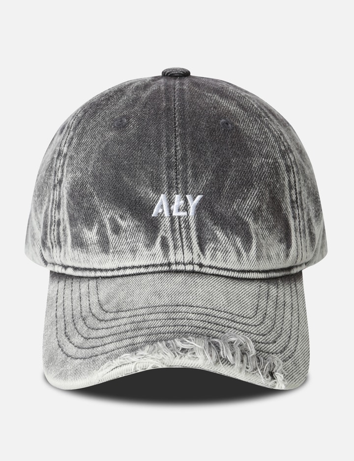 "Aly Distressed Logo Grey" Washed Cap Placeholder Image