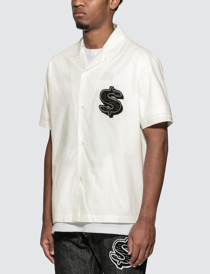 Chenill Patch Dollar Open Collar Shirt Placeholder Image