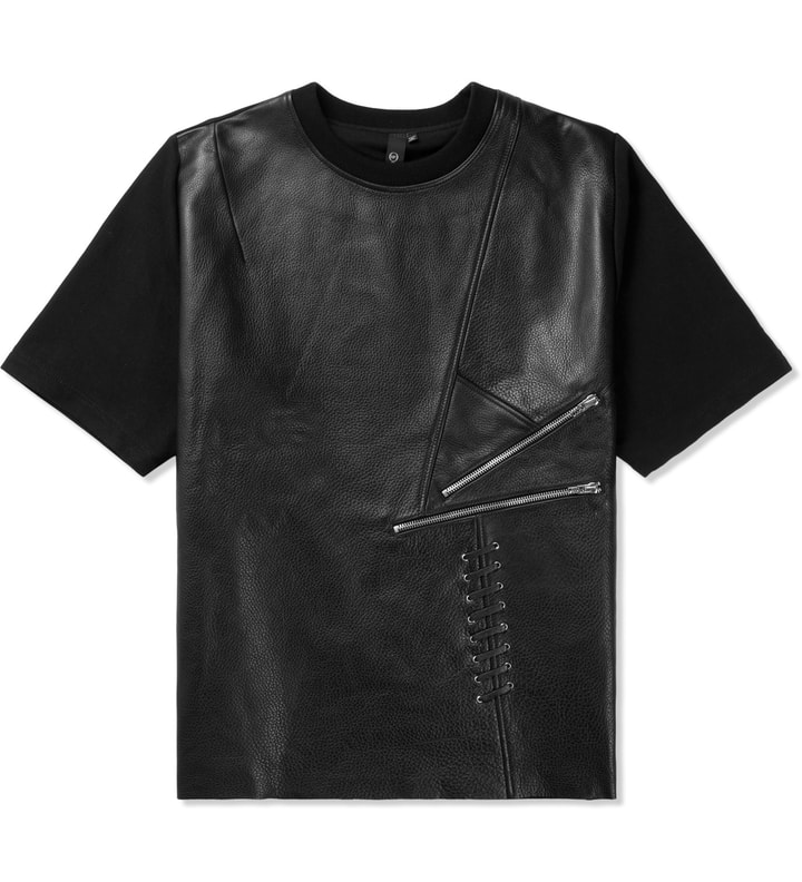 Black Fetish Leather T-Shirt Placeholder Image
