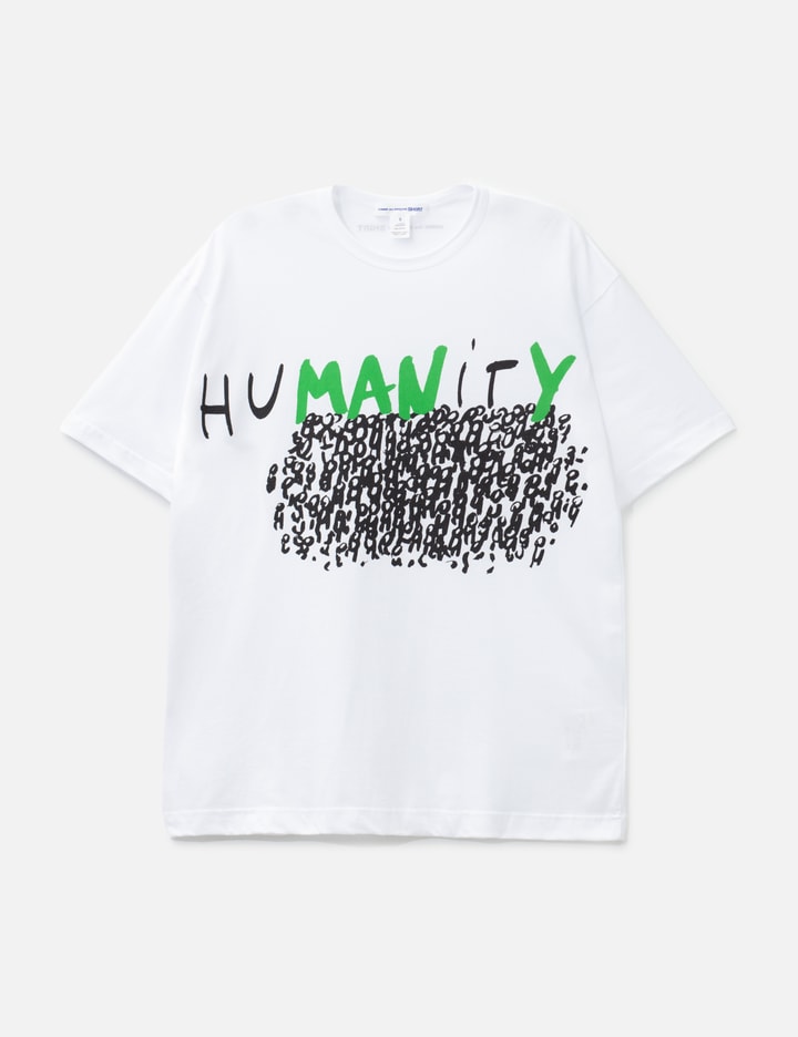 CDG Shirt Humanity OVS Short Sleeves T-Shirt