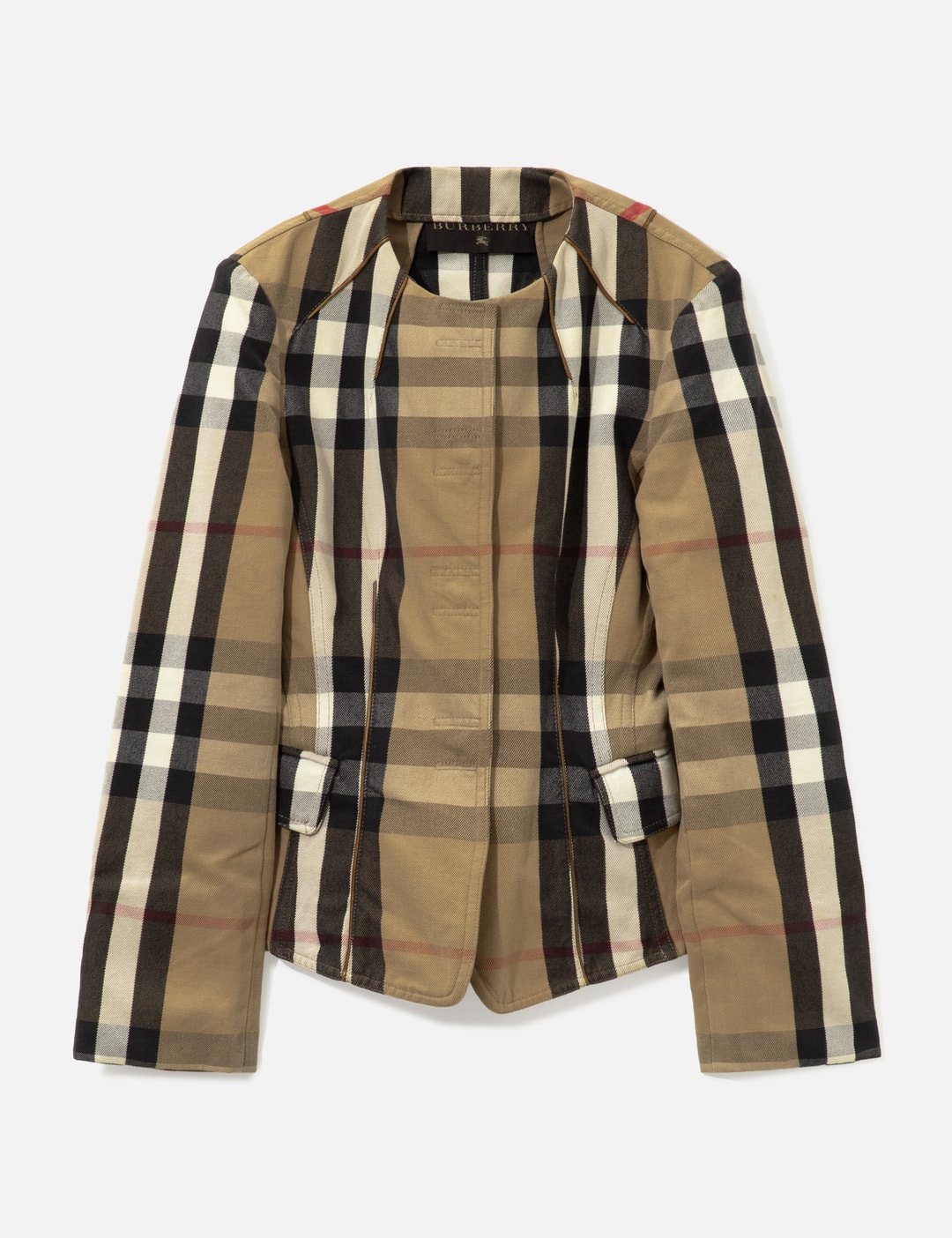Slim Cut Checked Jacket view 4