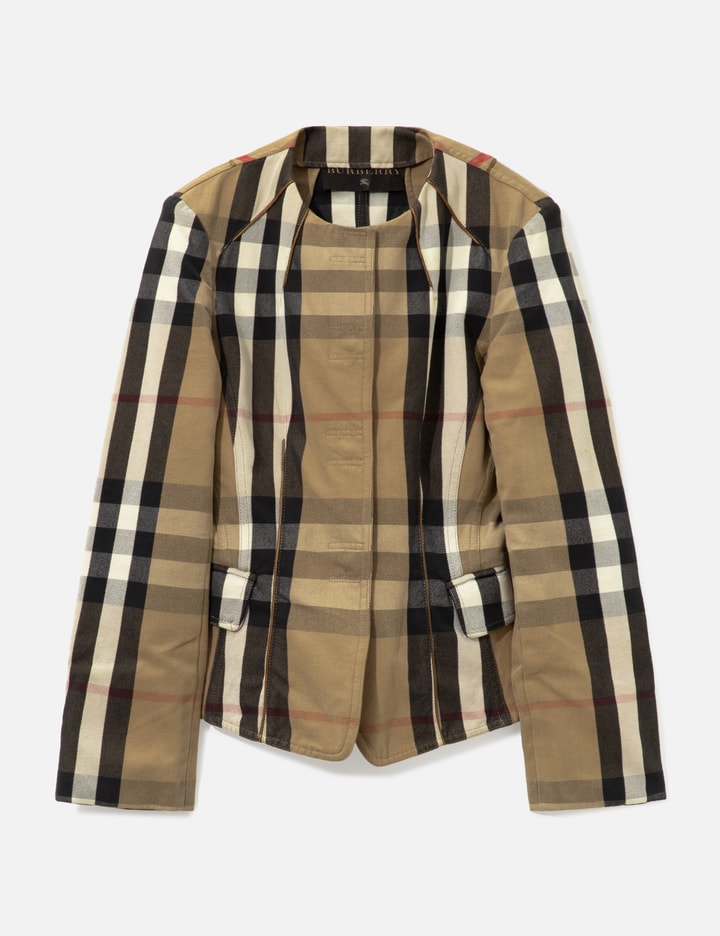 Slim Cut Checked Jacket
