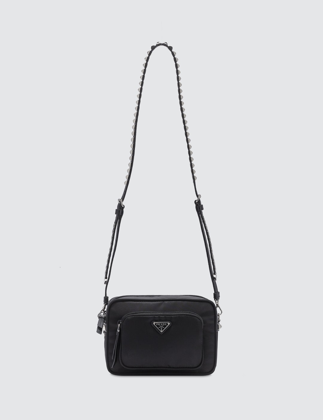 Prada - Nylon Crossbody Bag With Stud | HBX - Globally Curated Fashion and  Lifestyle by Hypebeast
