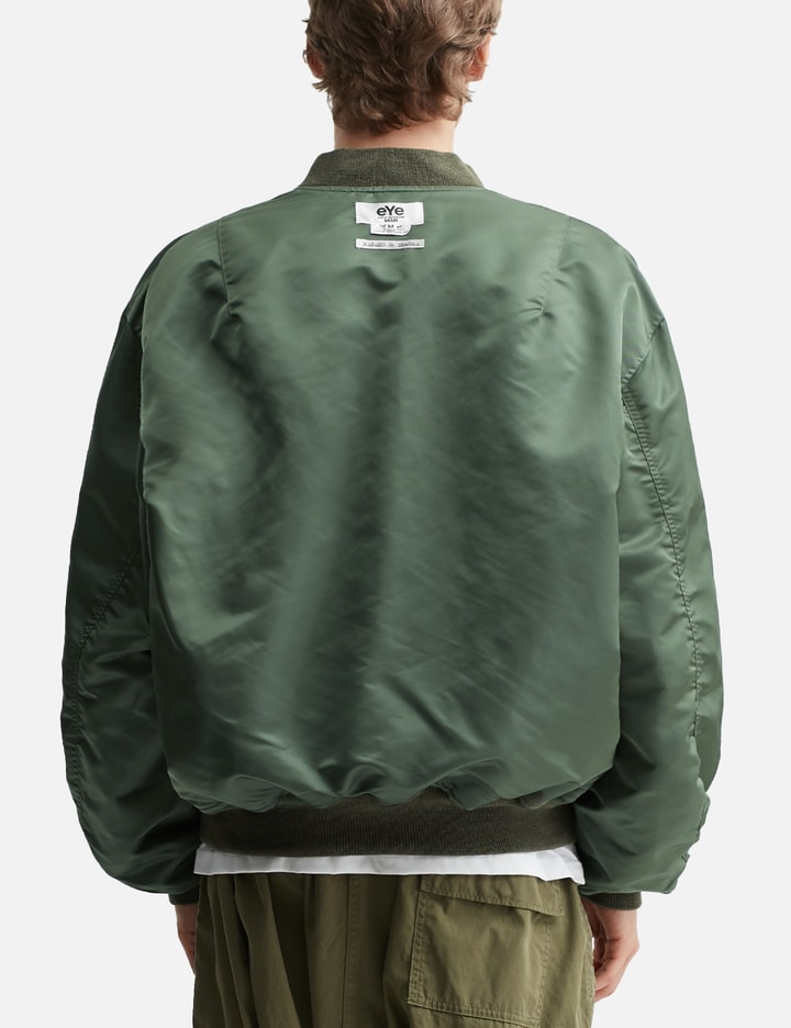 Junya Watanabe Man x Rebuild By Needles Cotton Nylon Oxford Reversible Bomber Jacket Placeholder Image