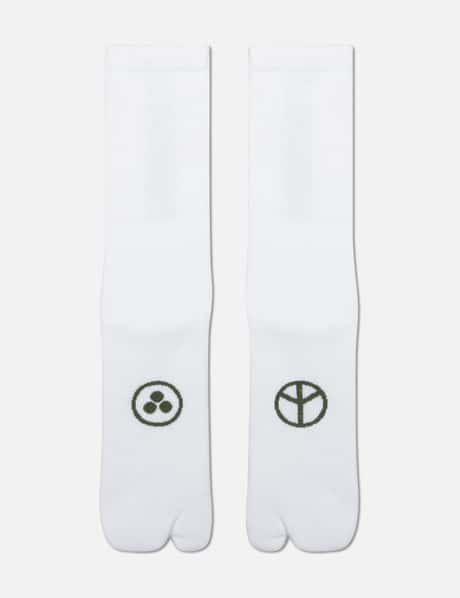 Maharishi Militype Peace Tabi Sports Socks (Set of 3) HBX