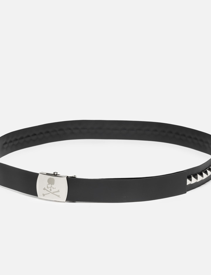 Mastermind World Single-Stud Leather Belt
