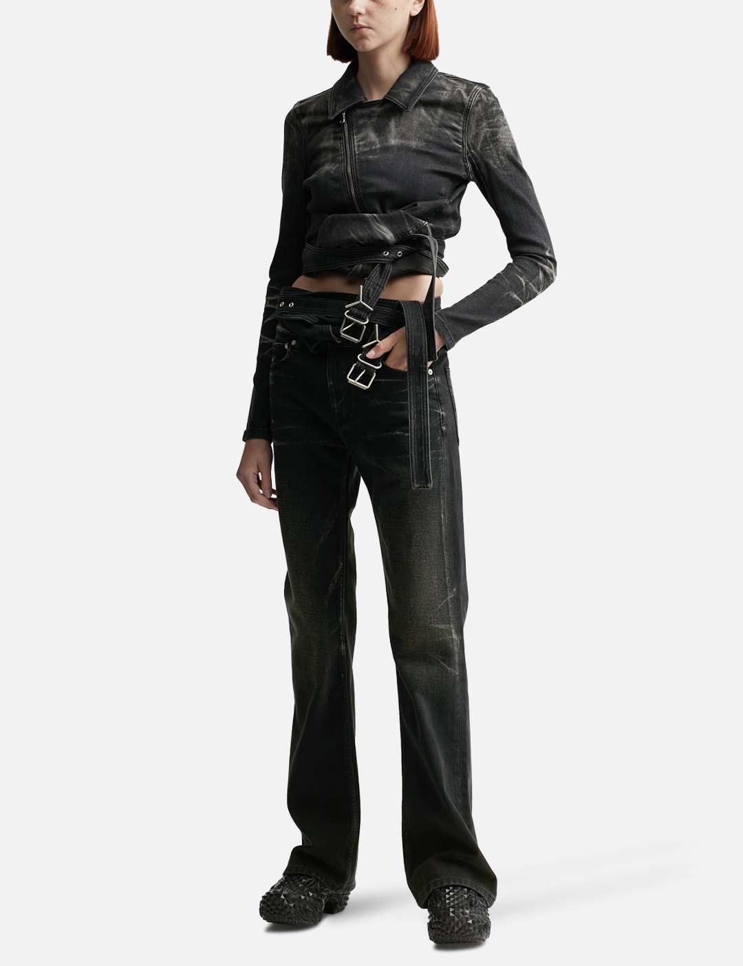 WRAP BELT JEANS view 16