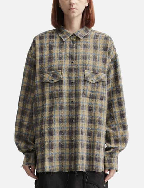 DEINET Raw Cut Check Shirt
