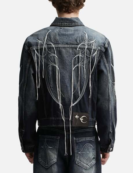 THUG CLUB - Tribal Tree Denim Jacket | HBX - Globally Curated 