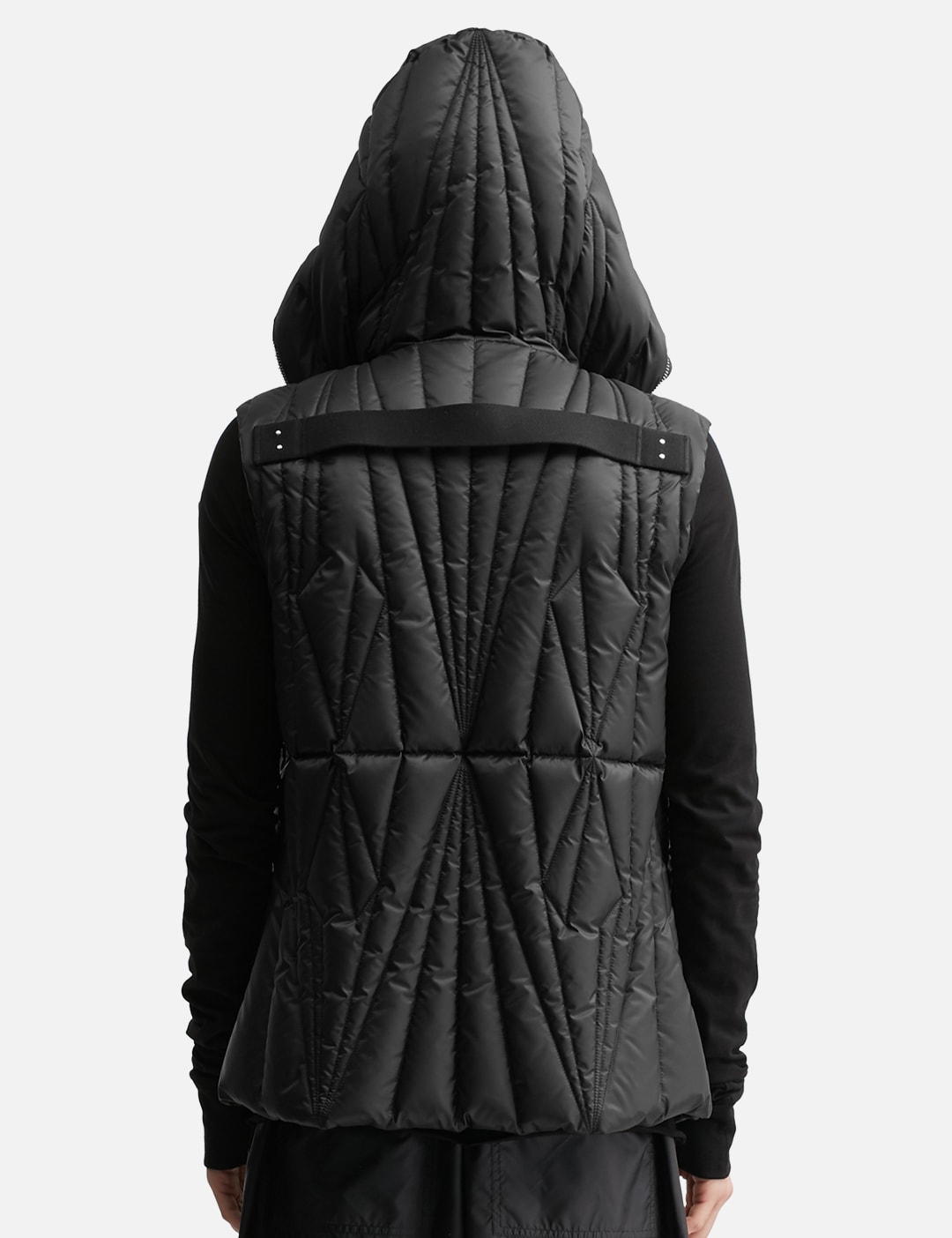 Moncler + Rick Owens Geocamo Ziplock Hooded Down Gilet view 19