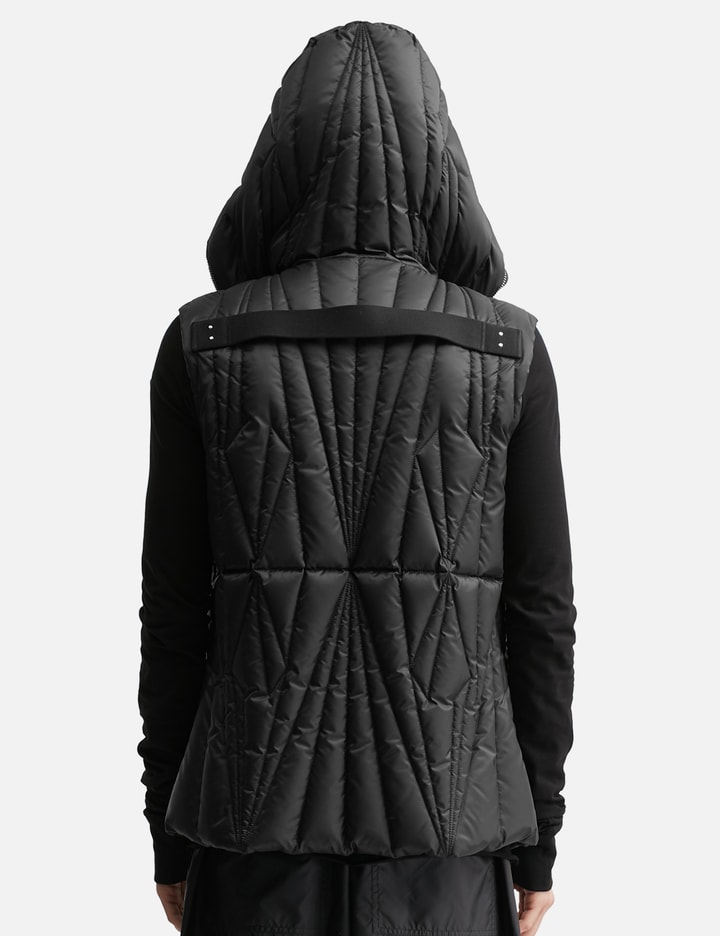 Moncler + Rick Owens Geocamo Ziplock Hooded Down Gilet Placeholder Image