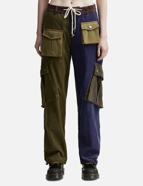 FRIED RICE Patchwork Cargo Pants