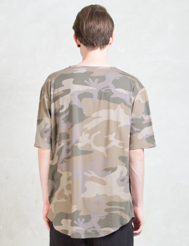 Camo E-long Scoop T-shirt Placeholder Image