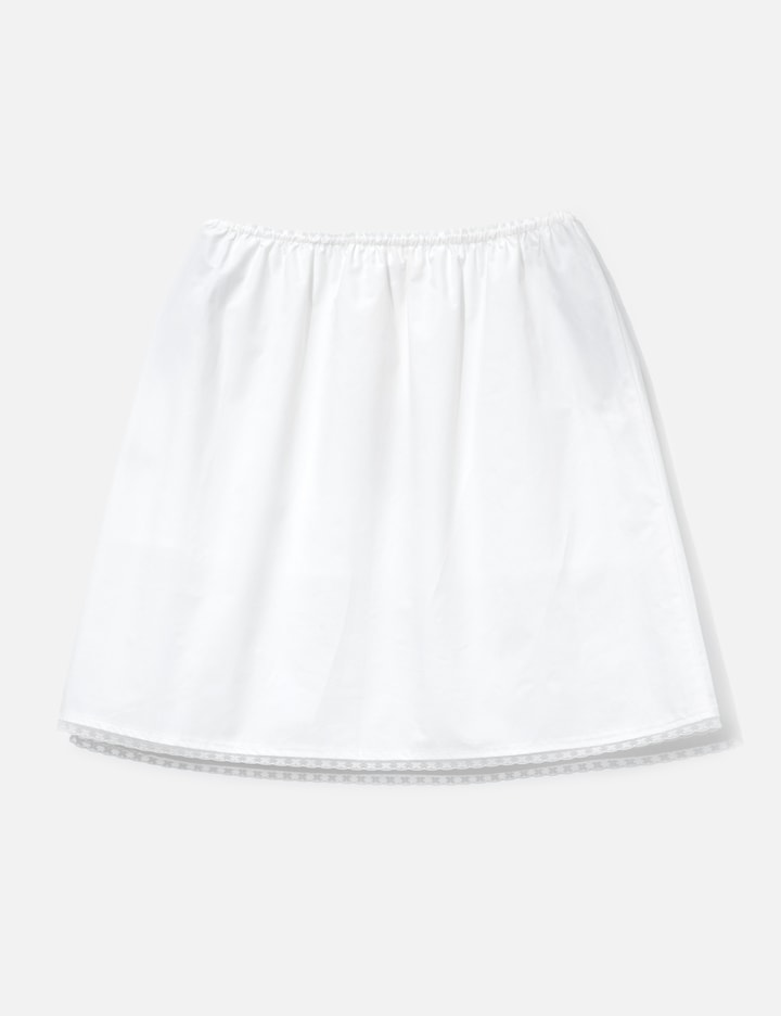 G Classic Lace-Up Midi Skirt