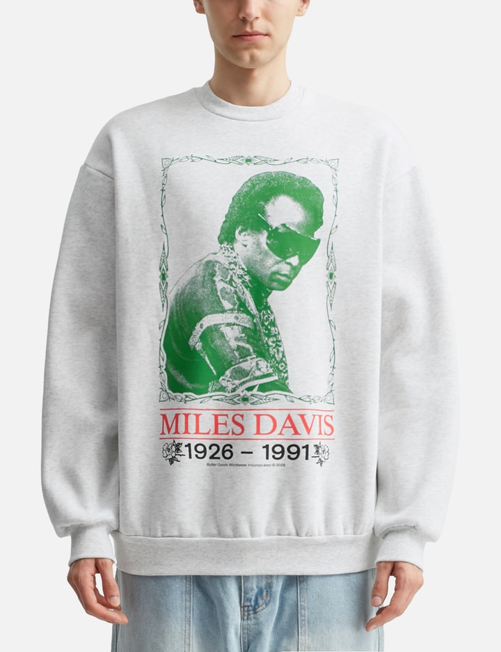 Butter Goods x Miles Davis Thanks Crewneck Placeholder Image