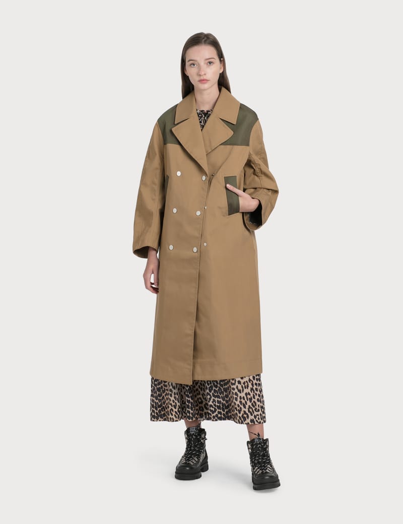 Ganni - Cotton Silk Smock Dress | HBX - Globally Curated Fashion and  Lifestyle by Hypebeast