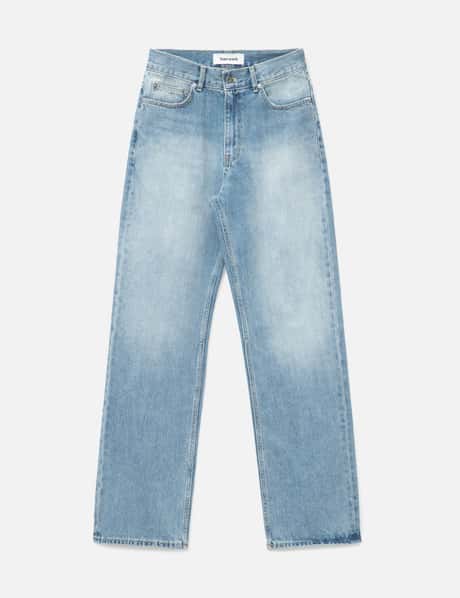 Slim Straight Denim Jeans view 6