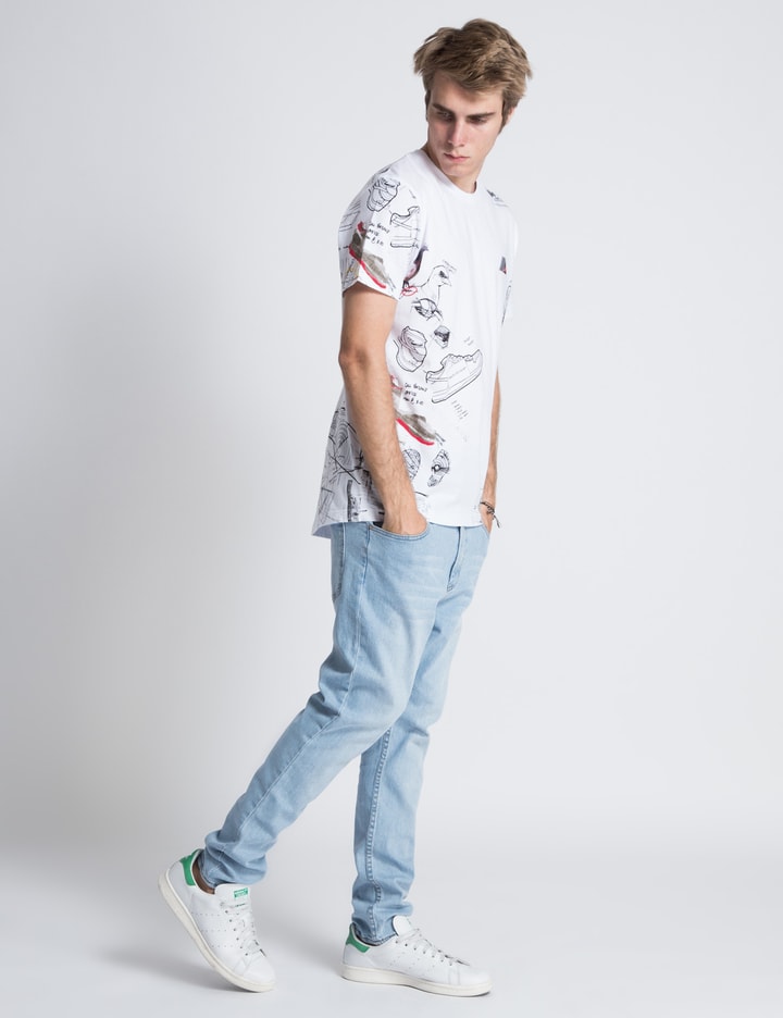 White Pigeon Sketch T-Shirt Placeholder Image