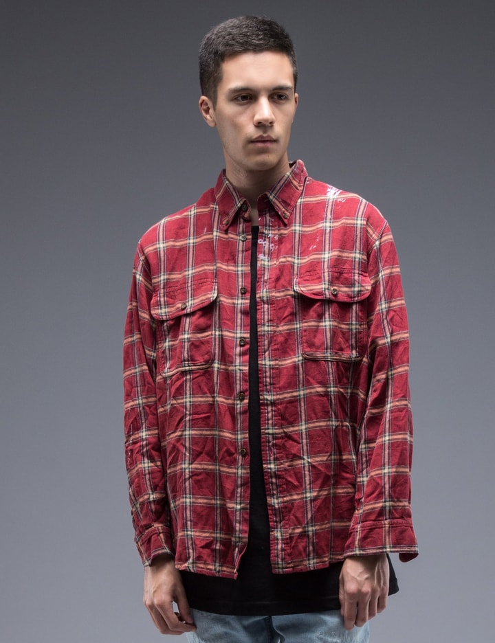 Red Flannel L/S Shirt Style D (Size M) Placeholder Image