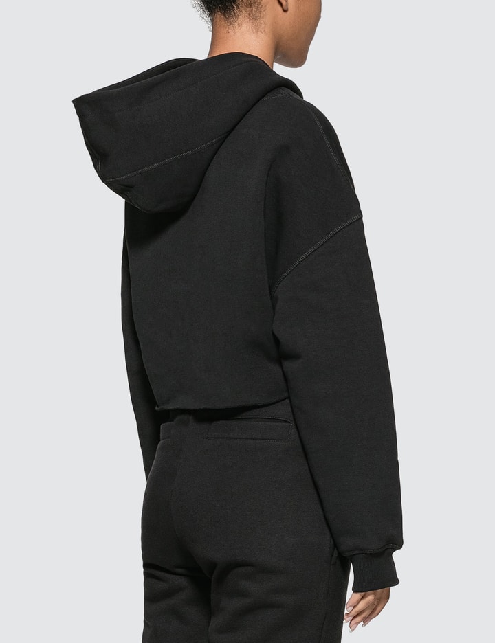 Gothic Cropped Hoodie Placeholder Image