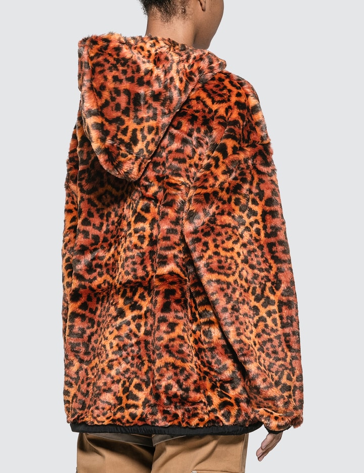 Leopard Faux Fur Hoodie Placeholder Image