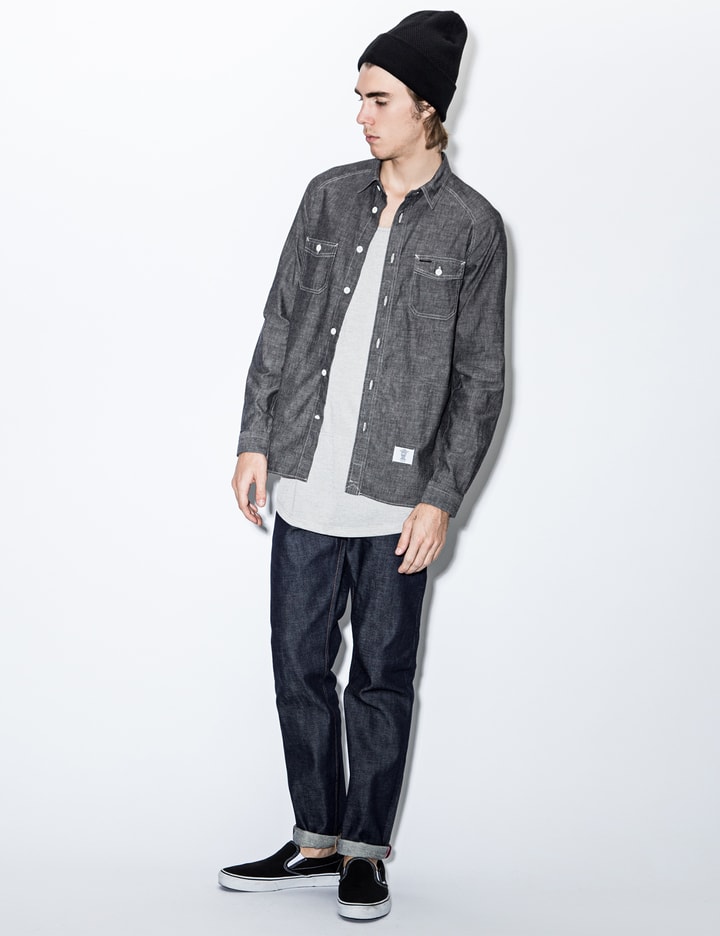 Black Bob L/S Chambray Work Shirt Placeholder Image