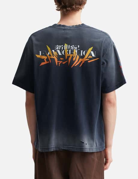 Neon Genesis Evangelion X Protocol-Index Overdyed Vintage Rei T-Shirts view 12