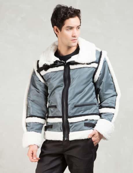 D.TT.K. - Grey Nylon B-3 Jacket | HBX