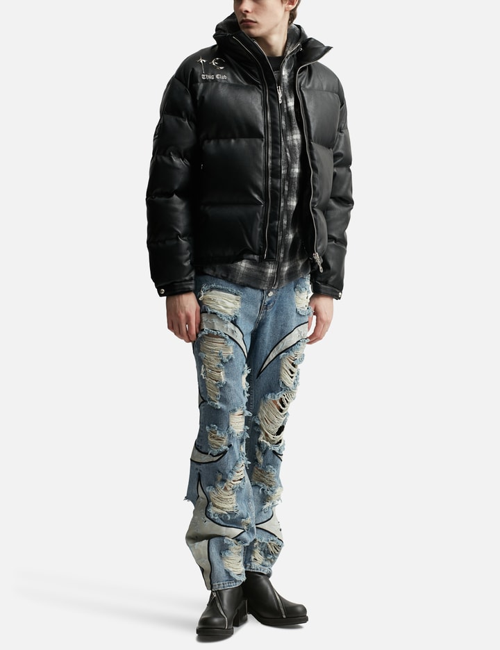 TC Leather Puffer Jacket Placeholder Image